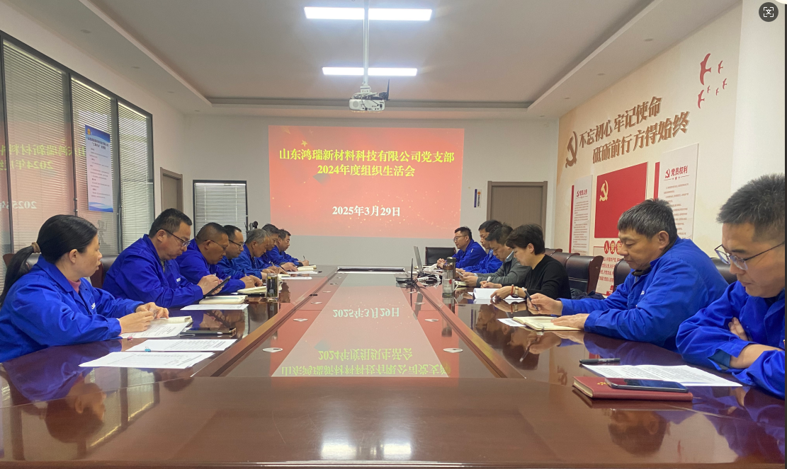 2025年3月29日公司黨支部組織召開(kāi)組織生活會(huì )